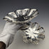 1933 British Vintage Sterling Silver Compote/Tazza Pair Total 335g Viners